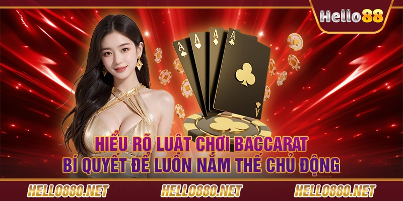 Hiểu rõ luật chơi Baccarat - Bí quyết để luôn nắm thế chủ động